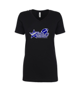 TWA Football Logo 01 - Womens V-Neck