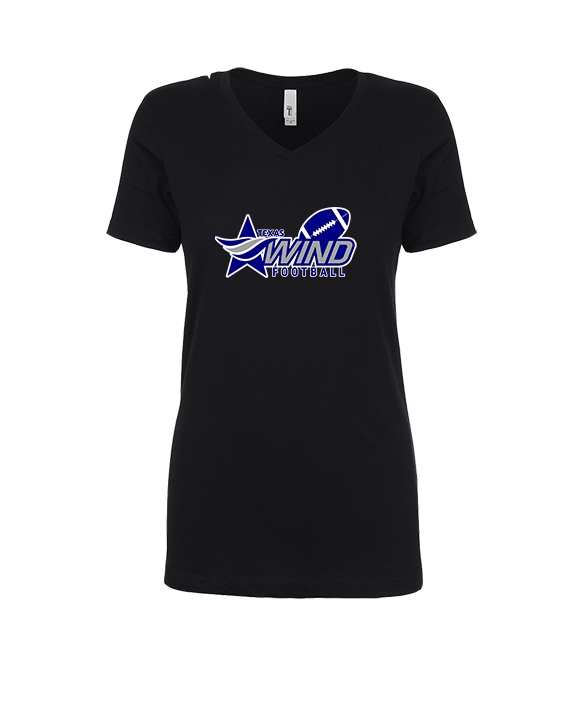 TWA Football Logo 01 - Womens V-Neck