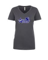 TWA Football Logo 01 - Womens V-Neck
