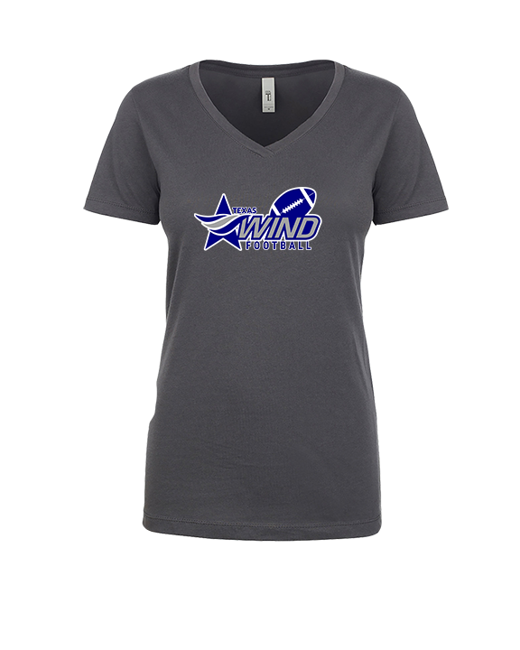 TWA Football Logo 01 - Womens V-Neck