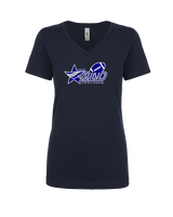 TWA Football Logo 01 - Womens V-Neck