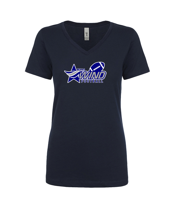 TWA Football Logo 01 - Womens V-Neck