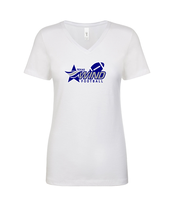 TWA Football Logo 01 - Womens V-Neck