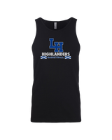 La Habra HS Basketball Stacked - Men’s Tank Top