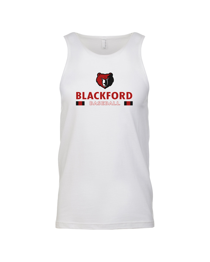 Blackford HS Baseball Stacked - Men’s Tank Top