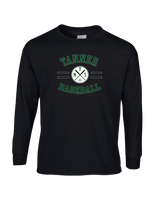 Tanner HS Baseball Curve - Mens Basic Cotton Long Sleeve