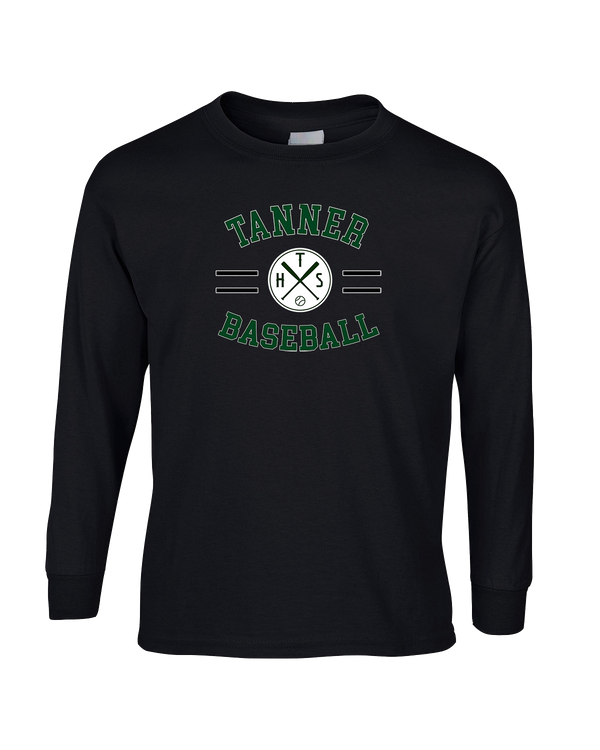 Tanner HS Baseball Curve - Mens Basic Cotton Long Sleeve