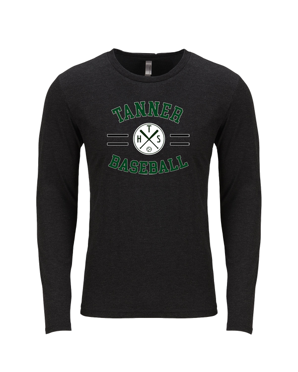 Tanner HS Baseball Curve - Tri Blend Long Sleeve