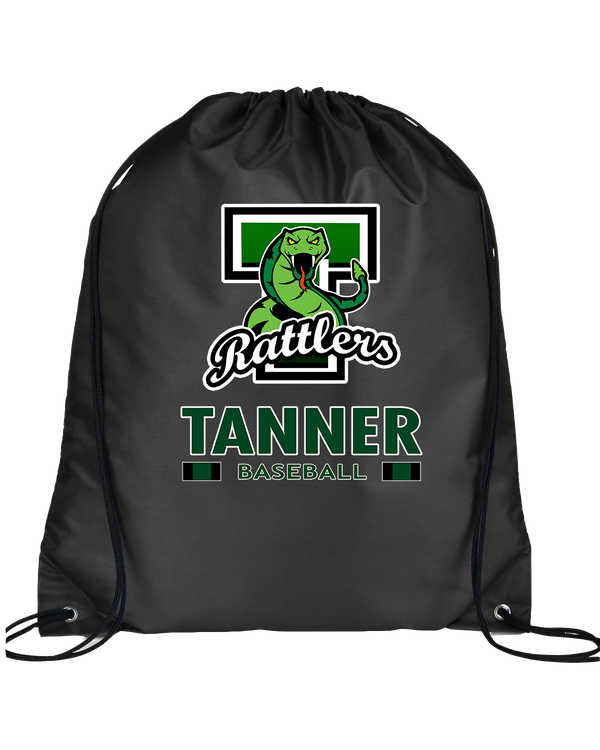 Tanner HS Baseball Stacked - Drawstring Bag