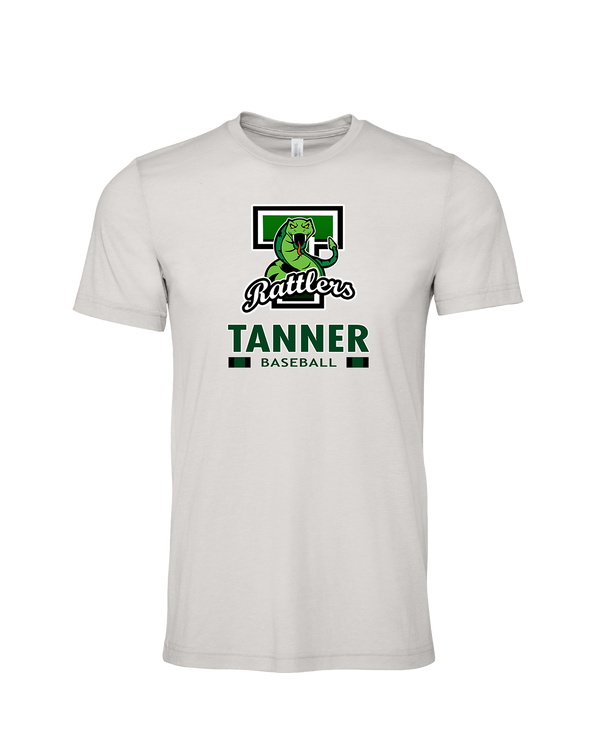 Tanner HS Baseball Stacked - Mens Tri Blend Shirt