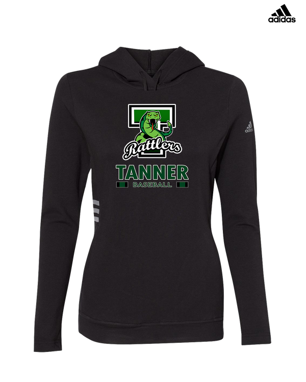 Tanner HS Baseball Stacked - Adidas Women's Lightweight Hooded Sweatshirt