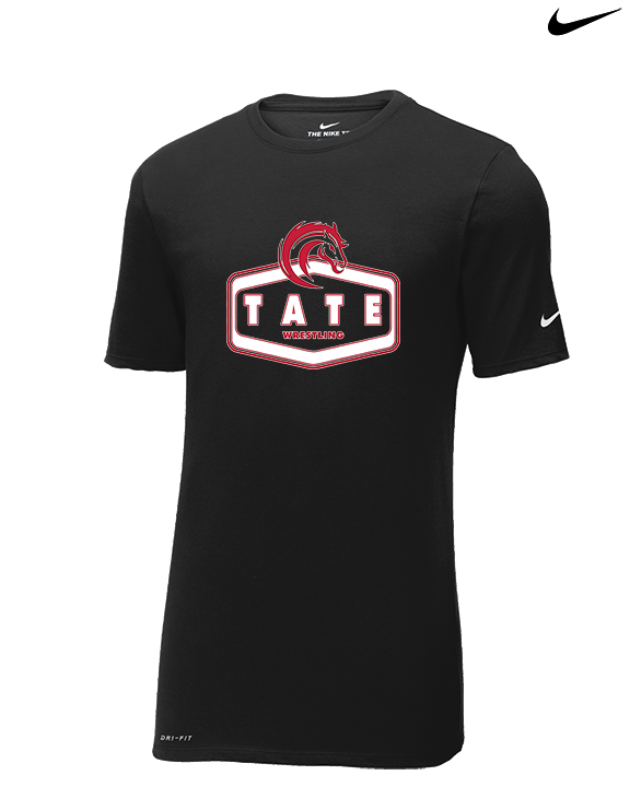 Tate HS Wrestling Board - Mens Nike Cotton Poly Tee