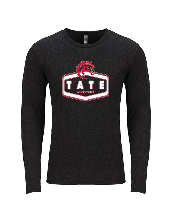Tate HS Wrestling Board - Tri-Blend Long Sleeve