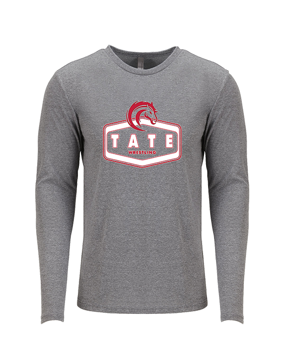 Tate HS Wrestling Board - Tri-Blend Long Sleeve