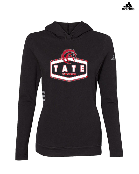 Tate HS Wrestling Board - Womens Adidas Hoodie