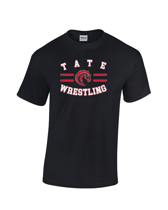 Tate HS Wrestling Curve - Cotton T-Shirt