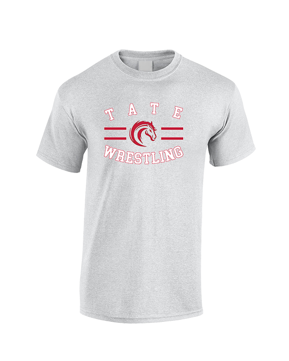 Tate HS Wrestling Curve - Cotton T-Shirt