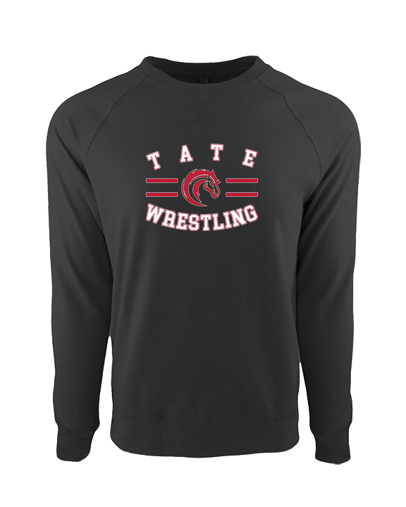 Tate HS Wrestling Curve - Crewneck Sweatshirt