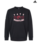 Tate HS Wrestling Curve - Mens Adidas Crewneck