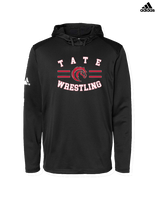Tate HS Wrestling Curve - Mens Adidas Hoodie