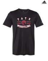 Tate HS Wrestling Curve - Mens Adidas Performance Shirt