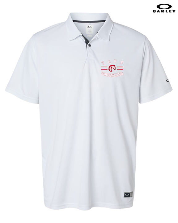 Tate HS Wrestling Curve - Mens Oakley Polo