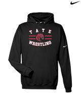 Tate HS Wrestling Curve - Nike Club Fleece Hoodie