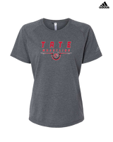 Tate HS Wrestling Design - Womens Adidas Performance Shirt