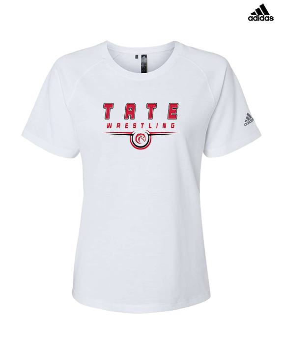 Tate HS Wrestling Design - Womens Adidas Performance Shirt
