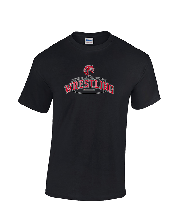 Tate HS Wrestling Leave It - Cotton T-Shirt