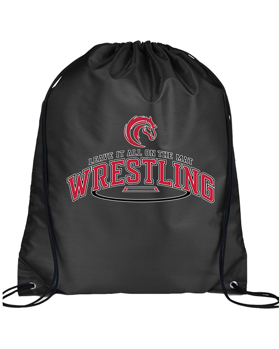 Tate HS Wrestling Leave It - Drawstring Bag