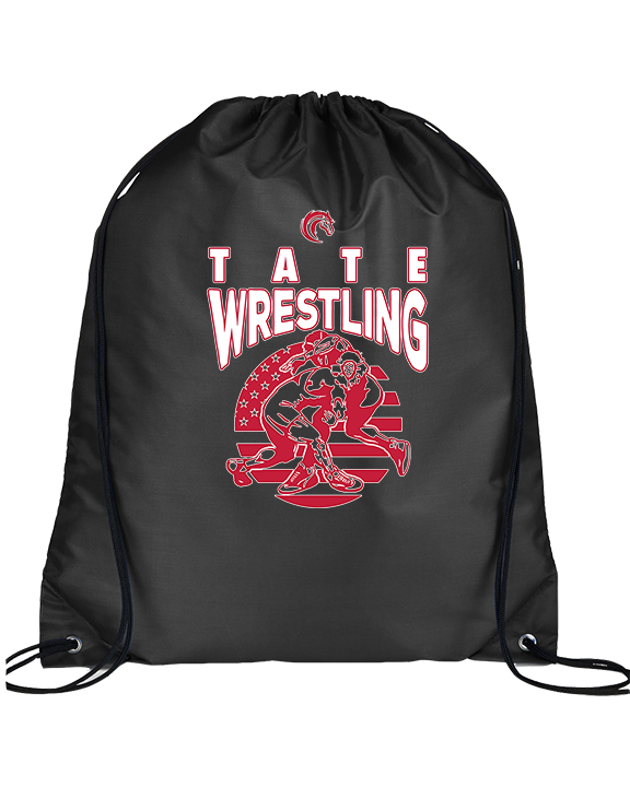 Tate HS Wrestling Takedown - Drawstring Bag