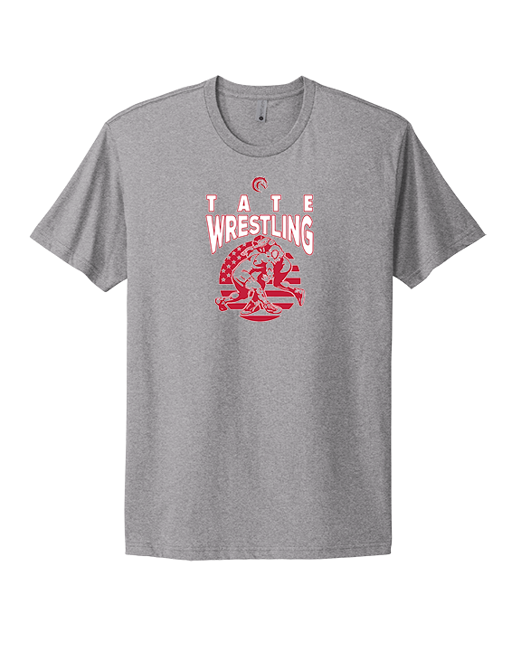 Tate HS Wrestling Takedown - Mens Select Cotton T-Shirt