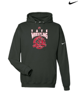 Tate HS Wrestling Takedown - Nike Club Fleece Hoodie