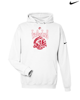 Tate HS Wrestling Takedown - Nike Club Fleece Hoodie