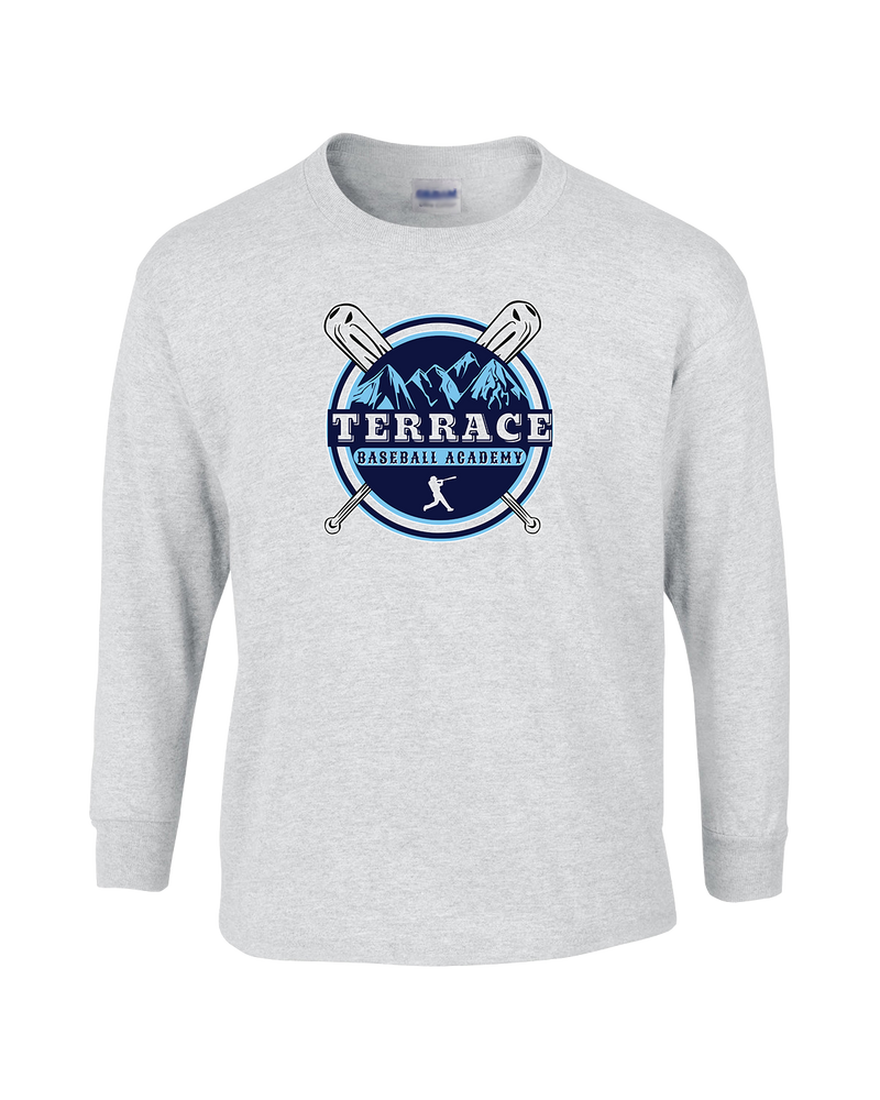 Terrace Baseball Academy Logo - Mens Basic Cotton Long Sleeve