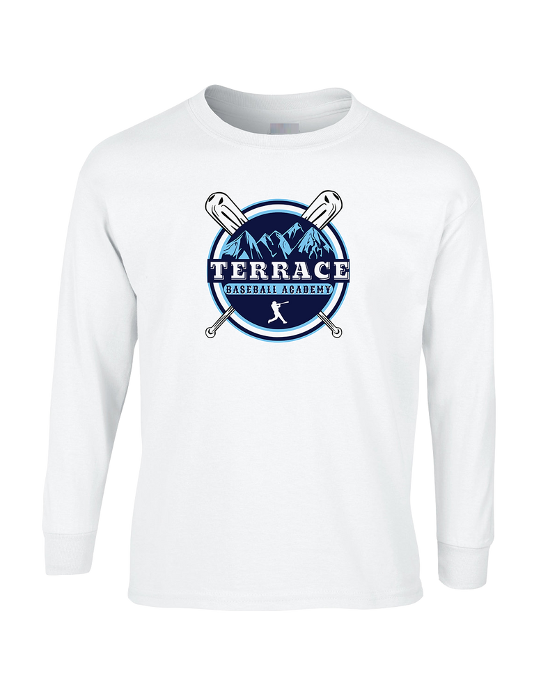 Terrace Baseball Academy Logo - Mens Basic Cotton Long Sleeve