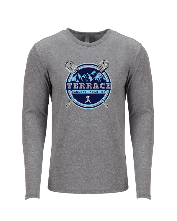Terrace Baseball Academy Logo - Tri Blend Long Sleeve