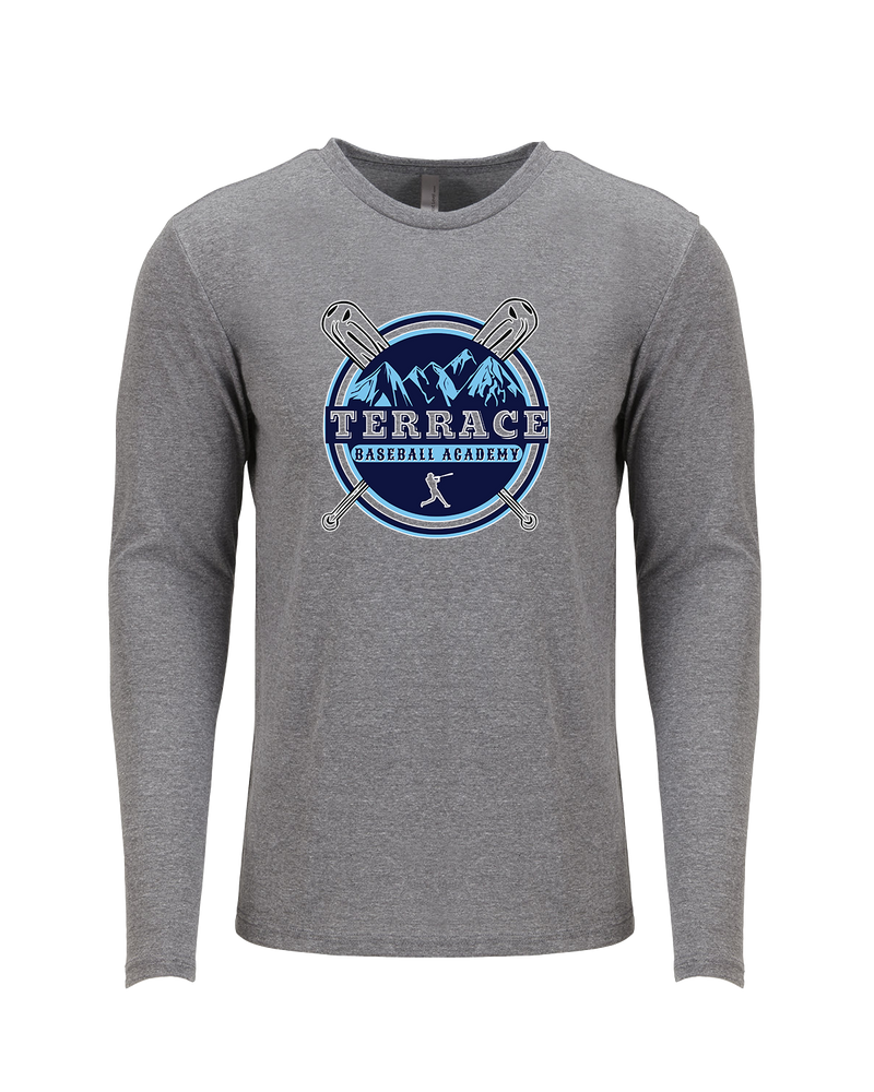 Terrace Baseball Academy Logo - Tri Blend Long Sleeve