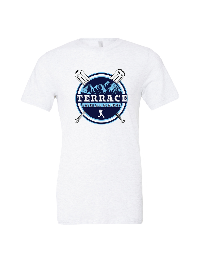 Terrace Baseball Academy Logo - Mens Tri Blend Shirt