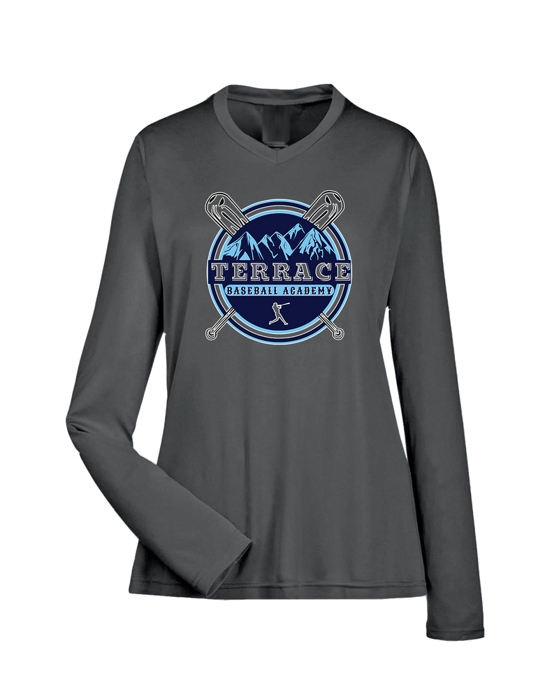 Terrace Baseball Academy Logo - Womens Performance Long Sleeve
