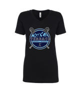 Terrace Baseball Academy Logo - Womens V-Neck