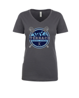 Terrace Baseball Academy Logo - Womens V-Neck