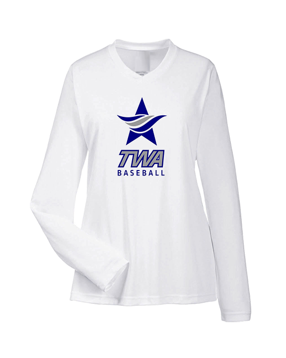 Texas Wind Athletics Baseball 1 - Womens Performance Longsleeve