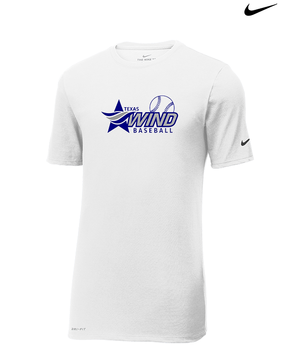 Texas Wind Athletics Baseball 2 - Mens Nike Cotton Poly Tee