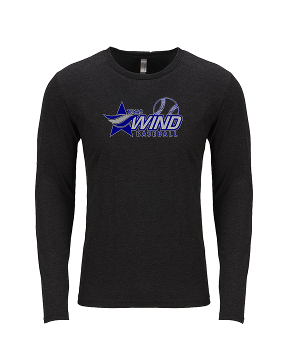 Texas Wind Athletics Baseball 2 - Tri-Blend Long Sleeve