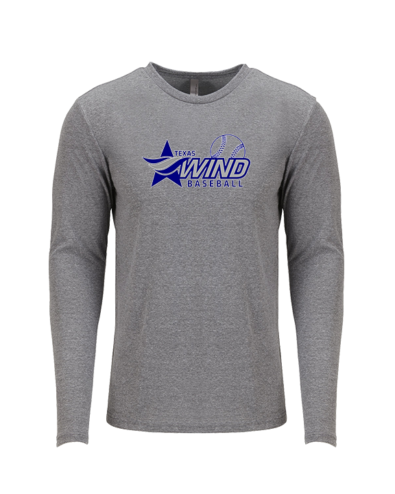 Texas Wind Athletics Baseball 2 - Tri-Blend Long Sleeve