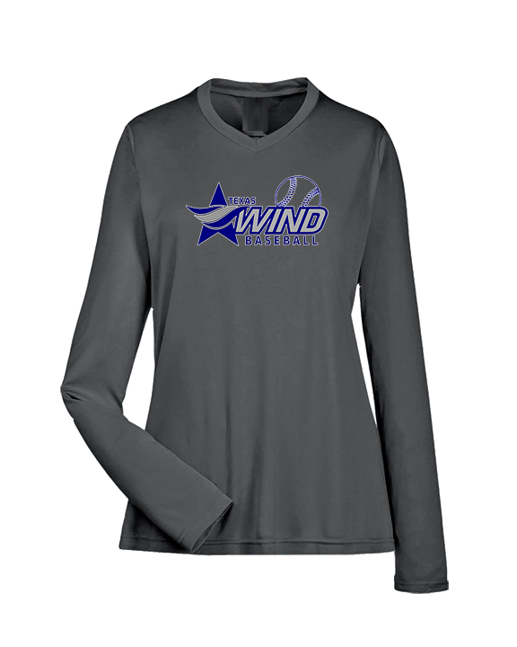 Texas Wind Athletics Baseball 2 - Womens Performance Longsleeve