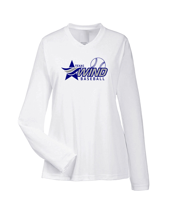 Texas Wind Athletics Baseball 2 - Womens Performance Longsleeve