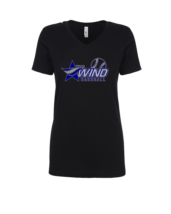 Texas Wind Athletics Baseball 2 - Womens Vneck